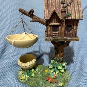 Rustic Brown Birdhouse Candle tart warmer. MAKE AN OFFER! House
